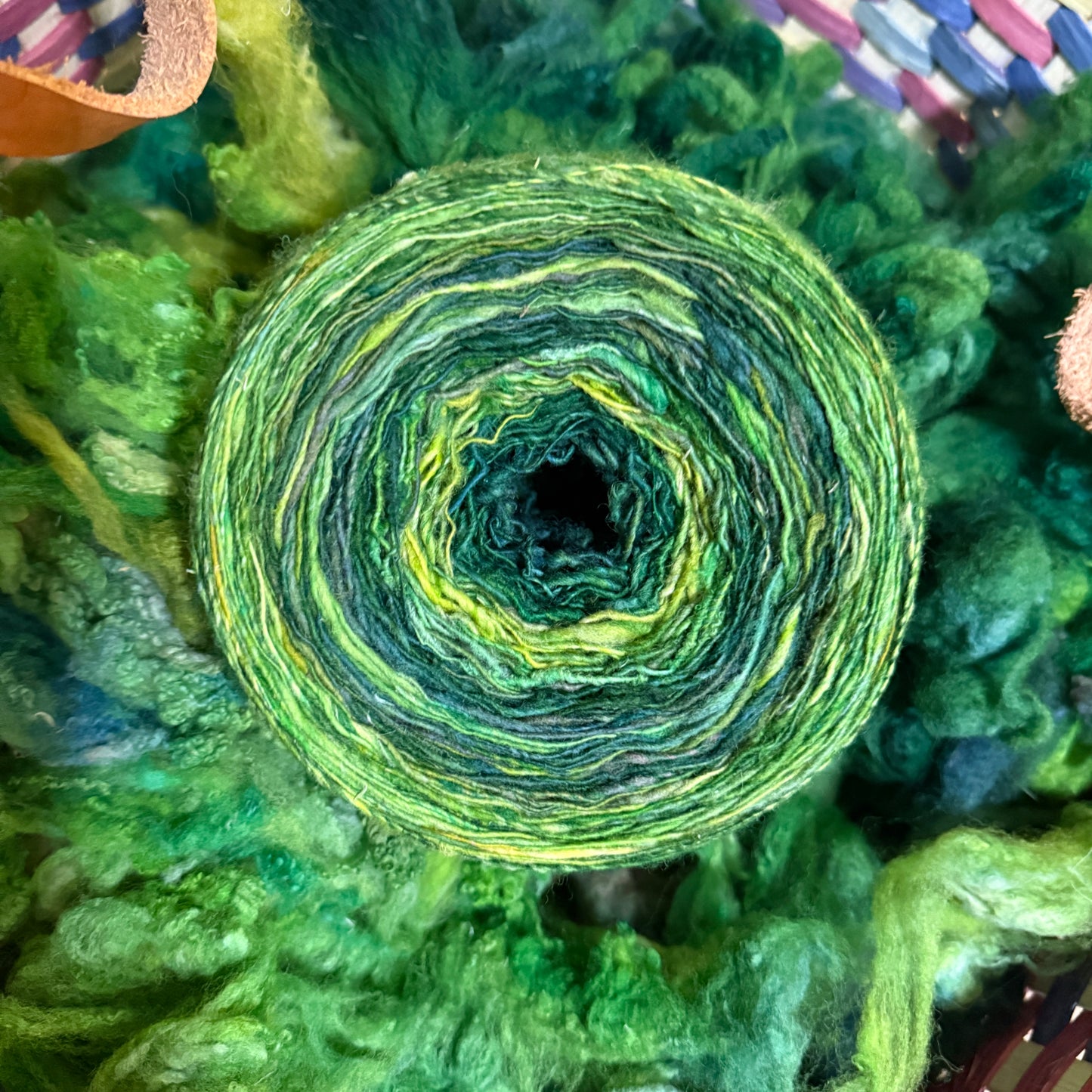 Forest Floor Hand-Spun Yarn (101)