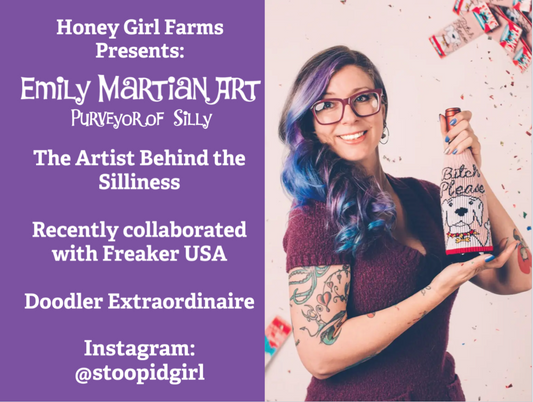 Silly Art Bags and Totes by Emily Martian